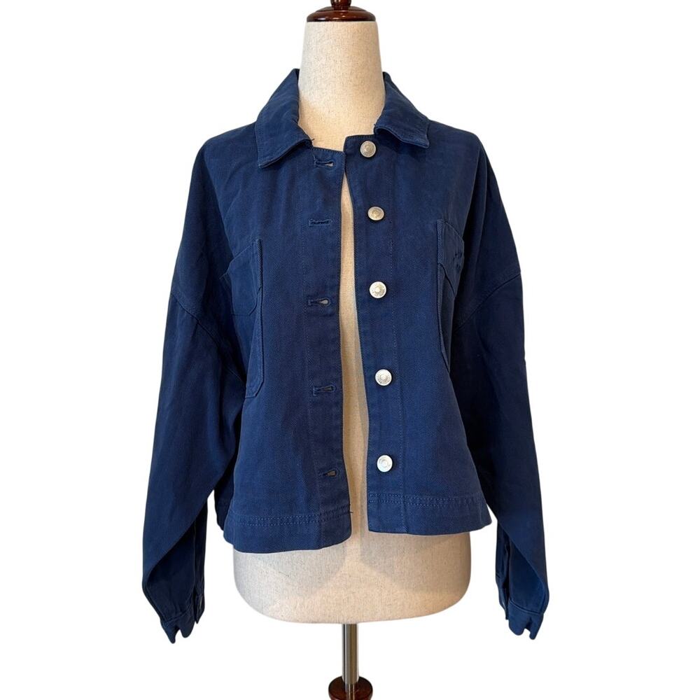 NWT Gameday Social North Carolina Tar Heels Denim Jacket, Blue, Women's Medium
